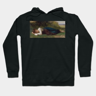 Le Repos (Jeune Fille Couchee) by William-Adolphe Bouguereau Hoodie